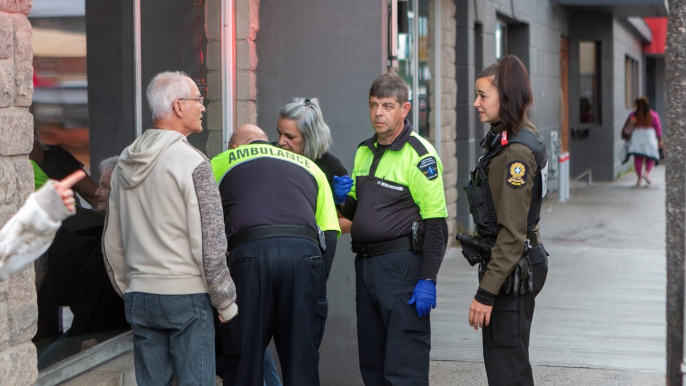 Collision au croisement de la 118e rue et de la 1re Avenue à Saint-Georges