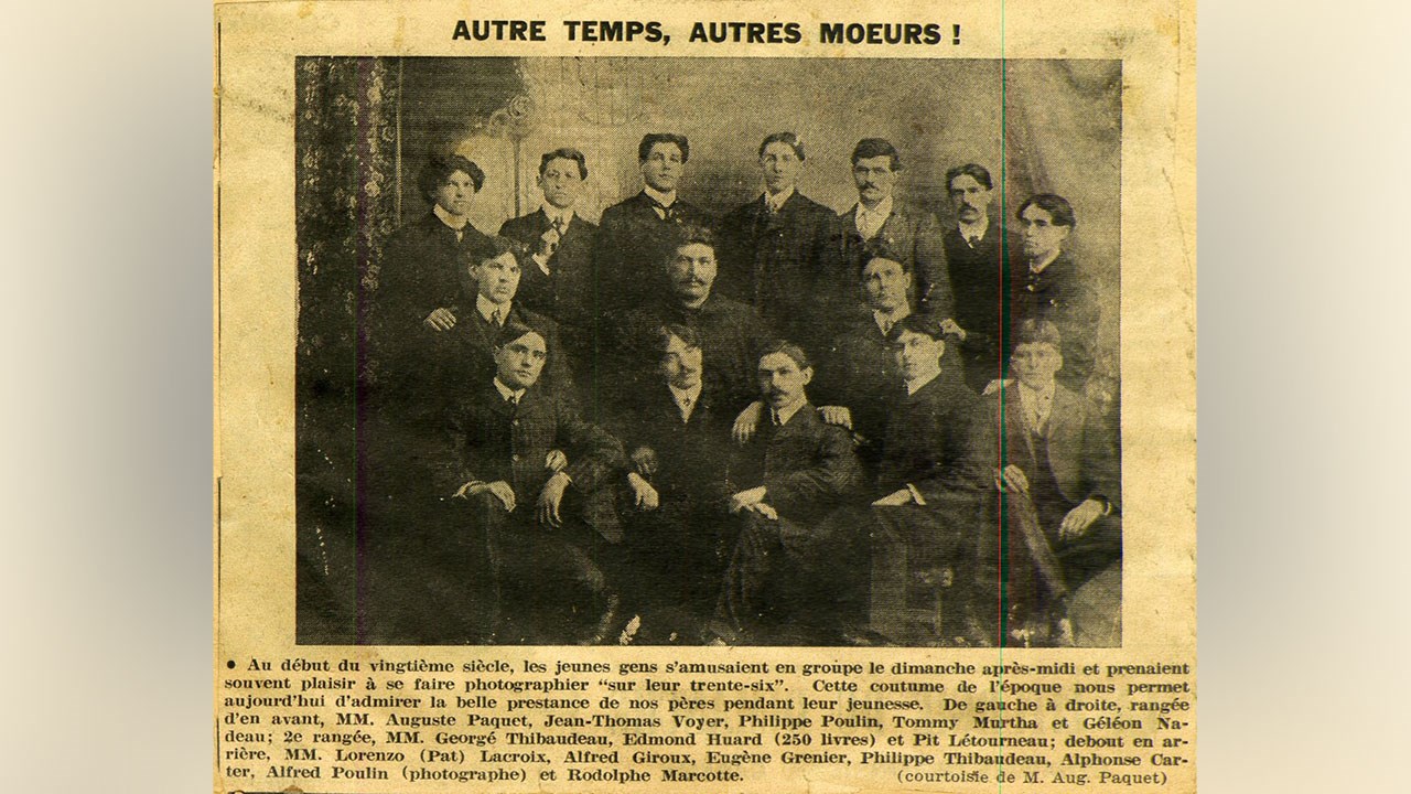 Avez-vous connu ces jeunes hommes de Saint-Georges?