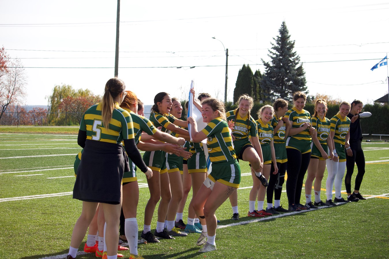 Les Condors rugby féminin sont championnes RSEQ