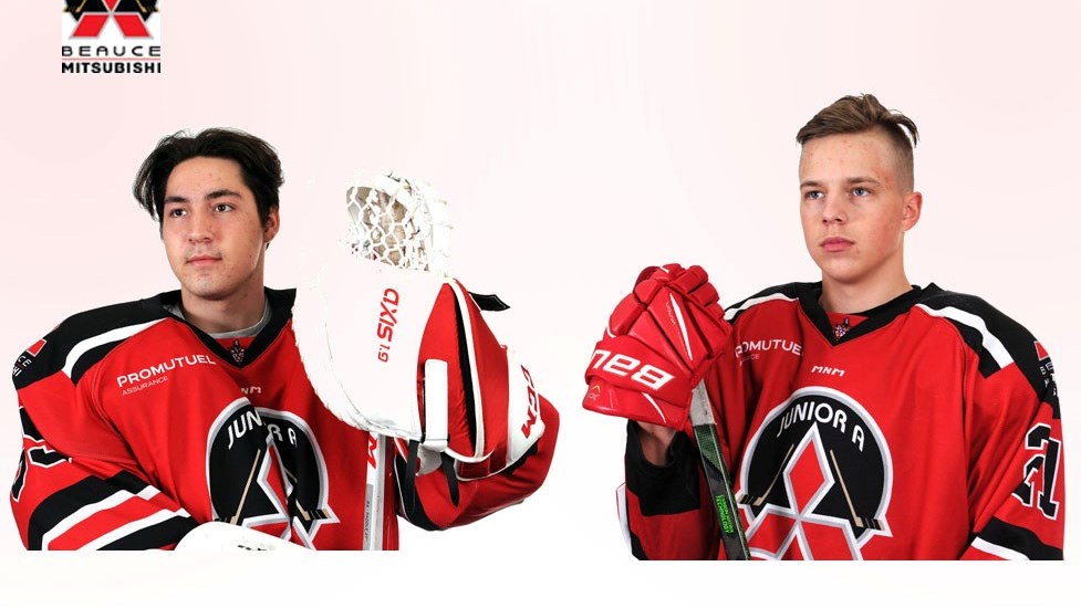 Jacob Pomerleau-Poulin et Thoms Larochelle.
