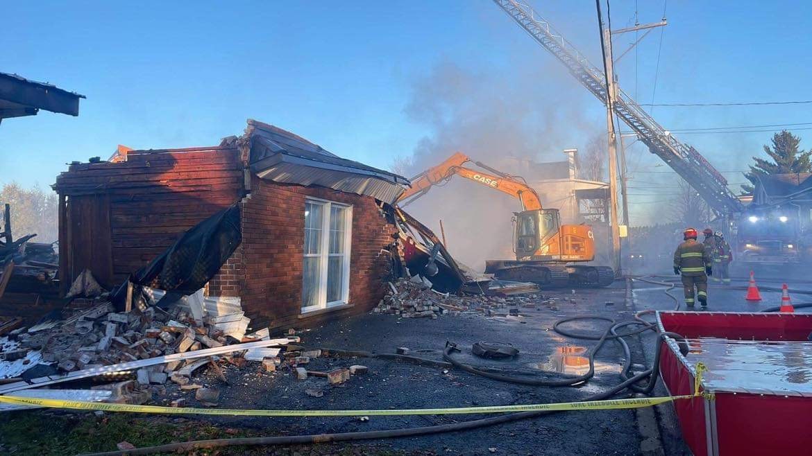 Un salon funéraire détruit par le feu à Saint-Léon-de-Standon