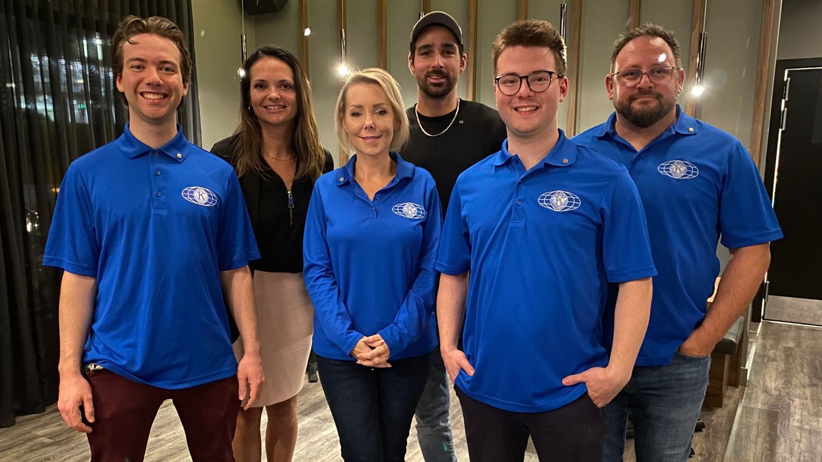 Les nouveaux membres: Gabriel Faucher, Lyncia Grenier, Isabelle Roy, Raphaël Couture, Mathieu Faucher et René Landry.