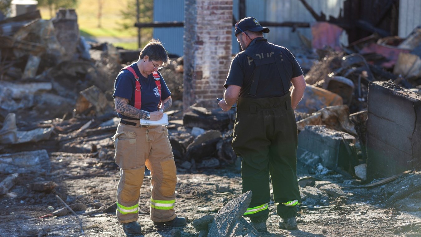 Incendie d'une résidence funéraire: la SQ mène son enquête