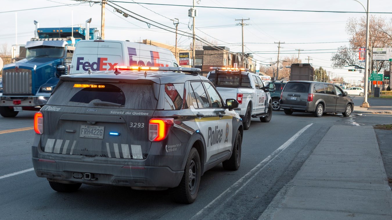 Collision sur le boulevard Dionne à Saint-Georges