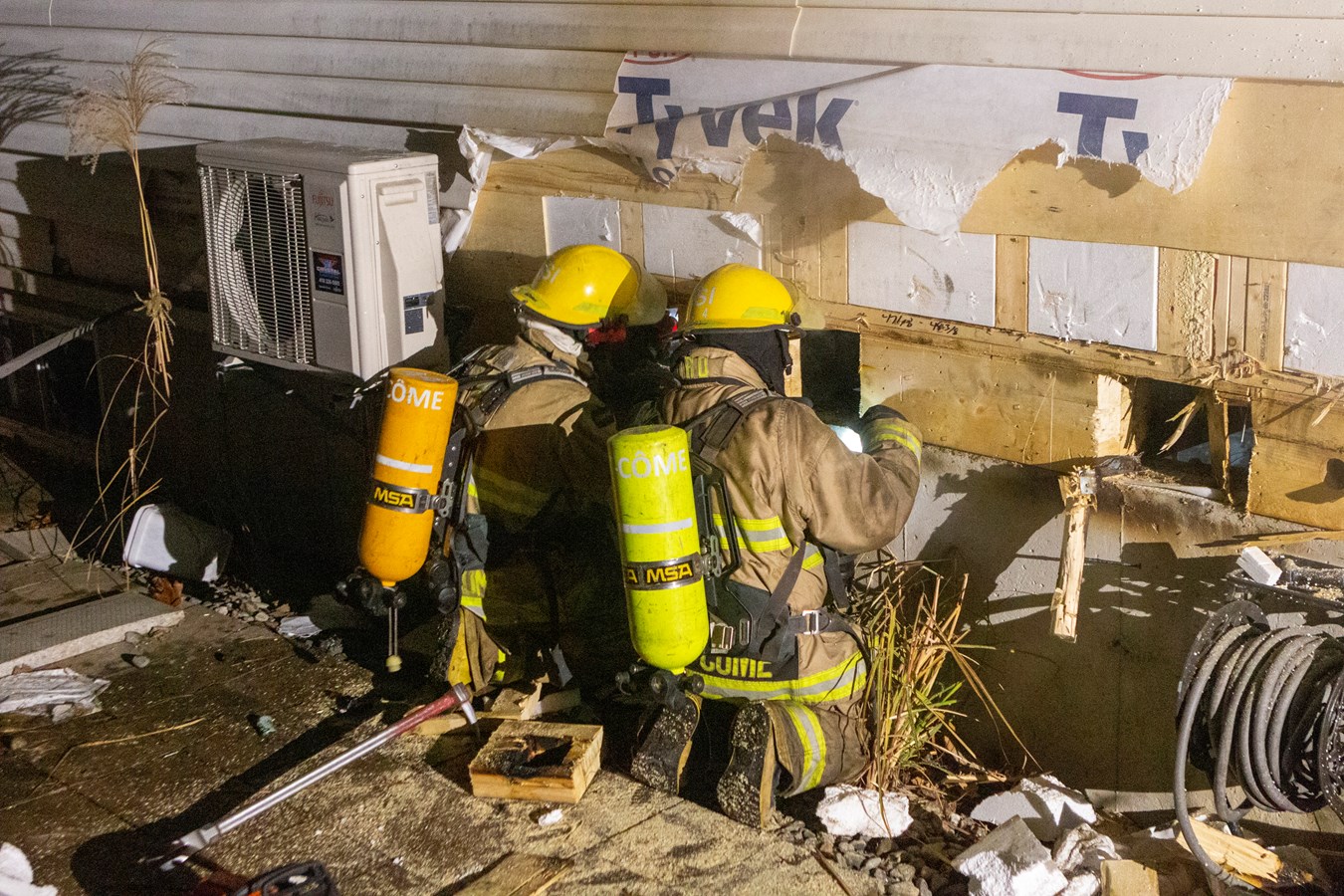 Un feu de résidence à Saint-Côme-Linière