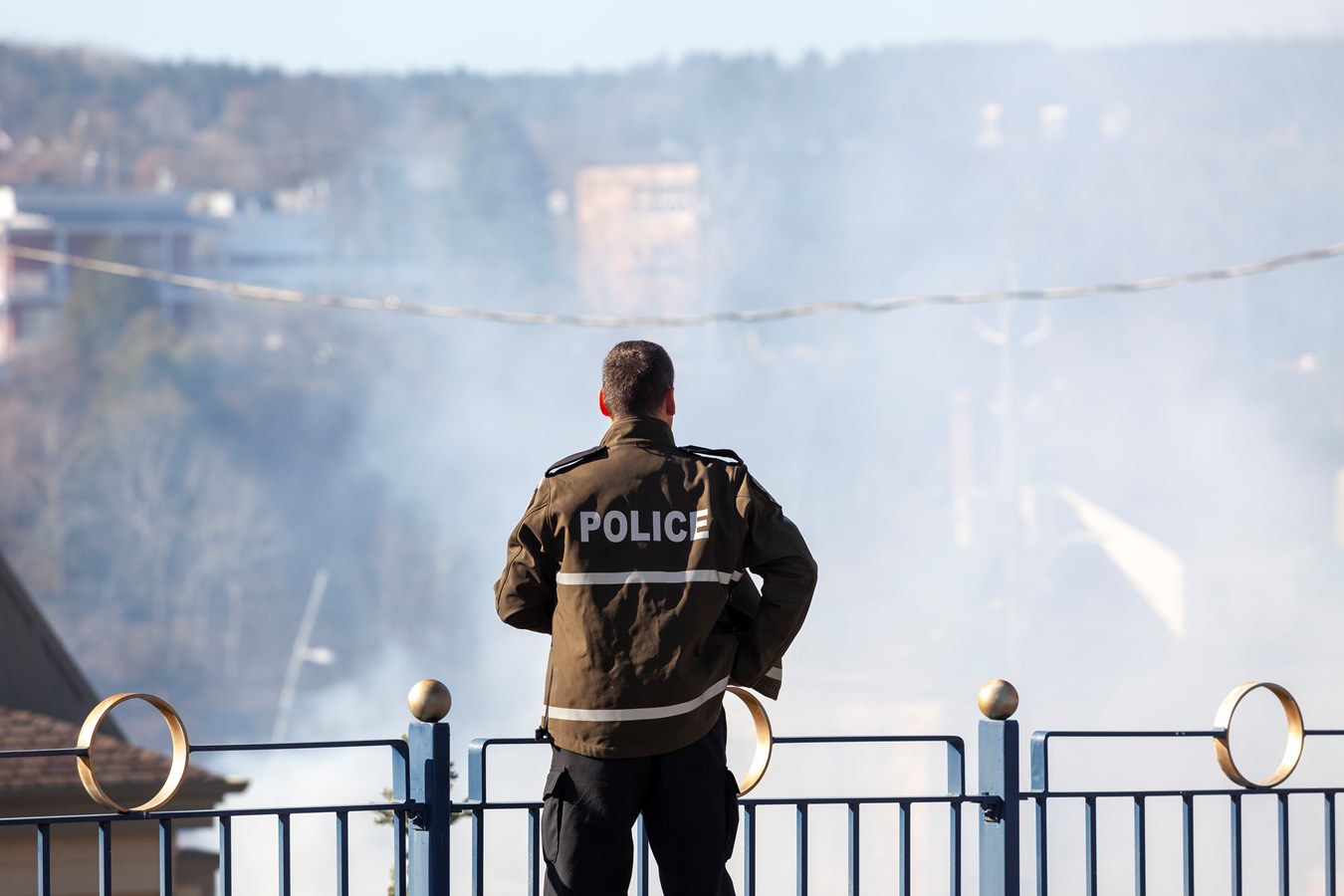 Photoreportage de l'incendie qui a détruit deux bâtiments à Saint-Georges