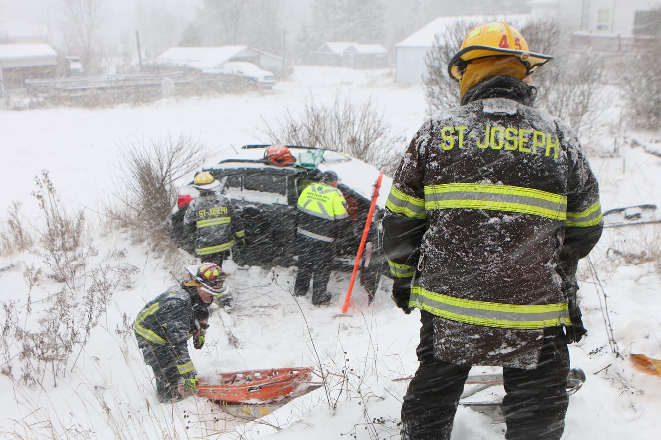 Accident impliquant trois véhicules à Saint-Joseph