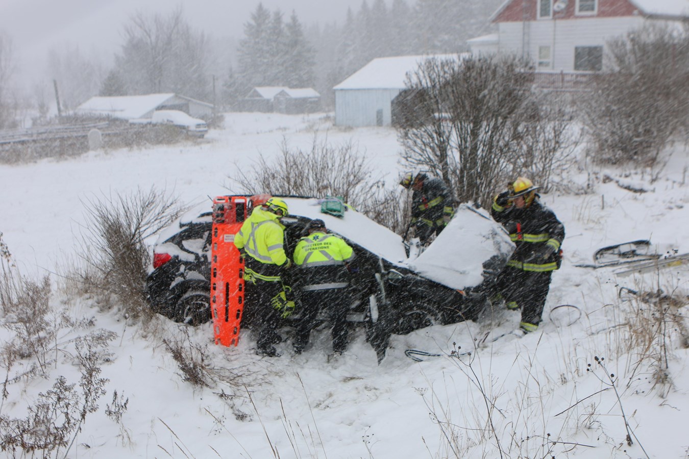 Accident impliquant trois véhicules à Saint-Joseph