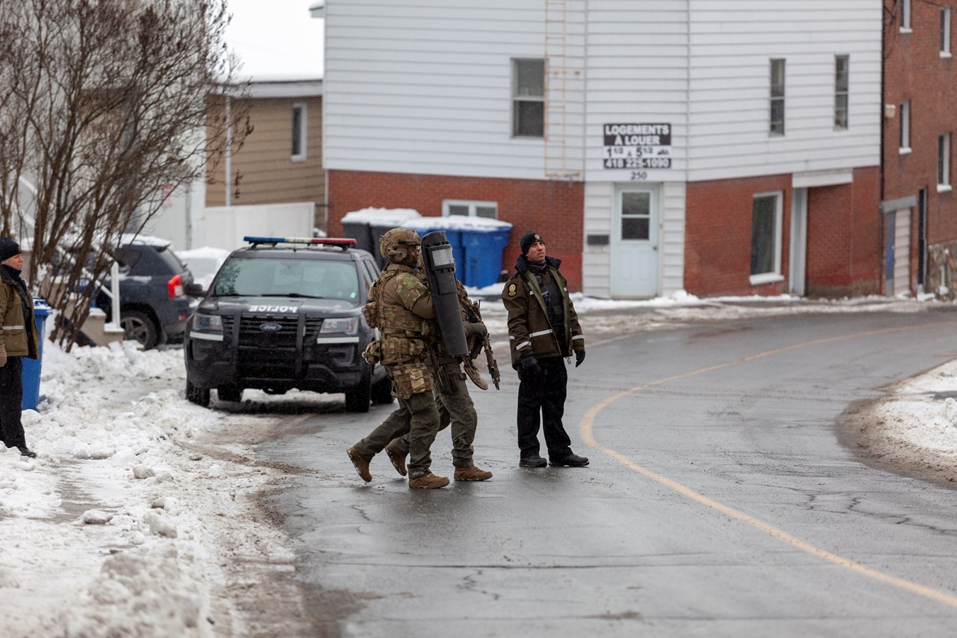 Un homme en crise à Saint-Georges