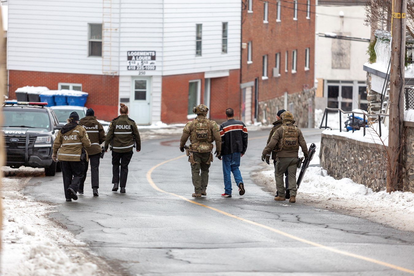 Un homme en crise à Saint-Georges