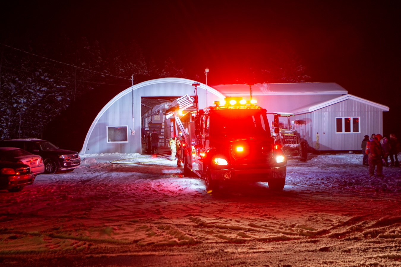 Début incendie 25e Avenue Saint-Prosper