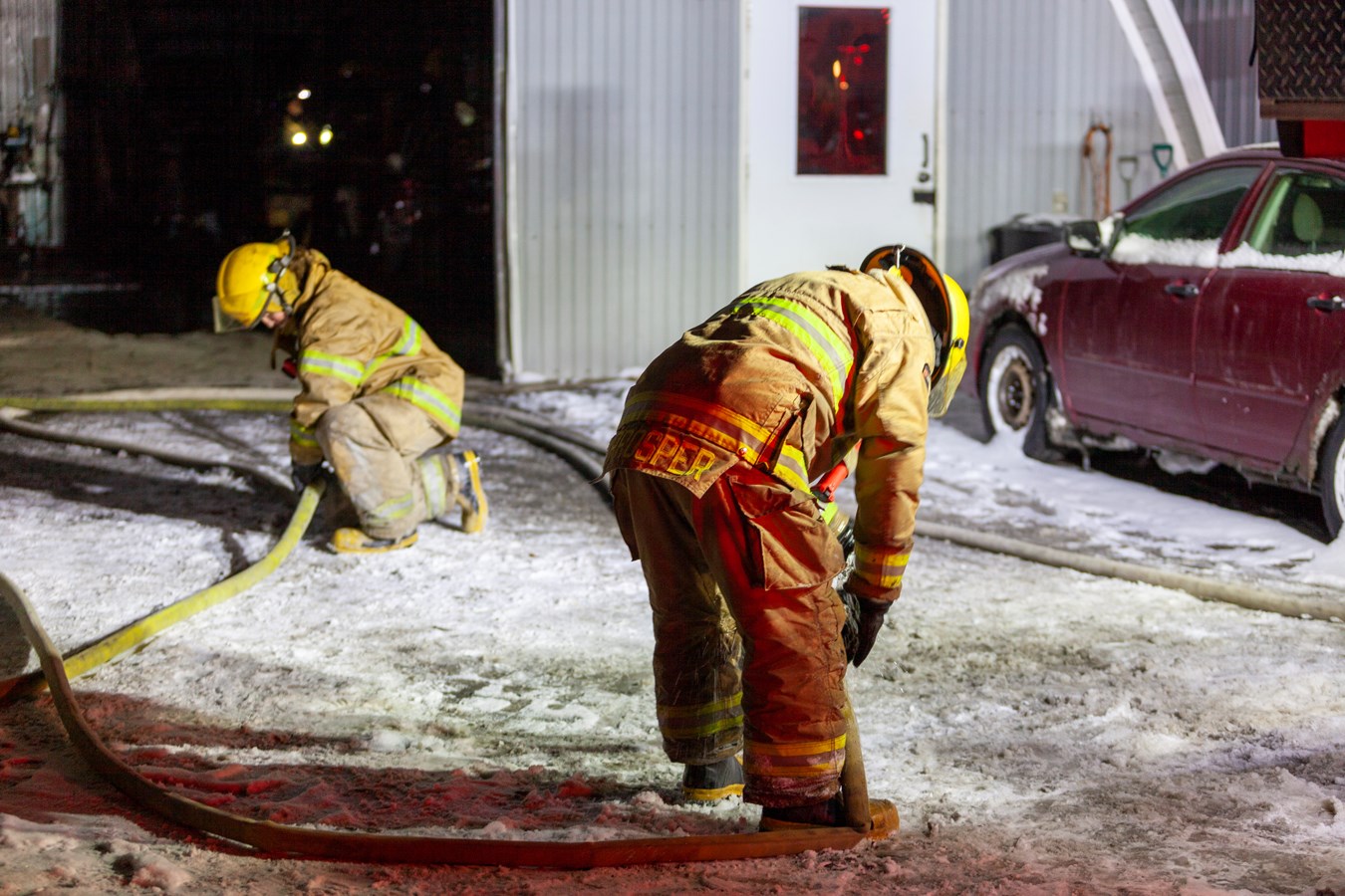 Début incendie 25e Avenue Saint-Prosper