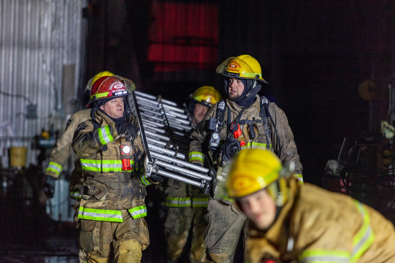 Début incendie 25e Avenue Saint-Prosper
