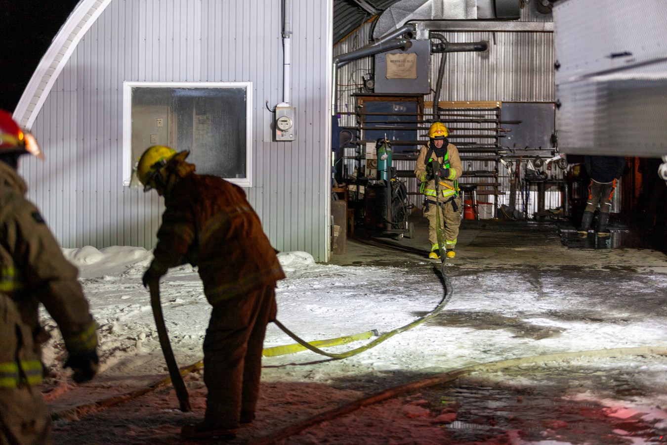 Début incendie 25e Avenue Saint-Prosper