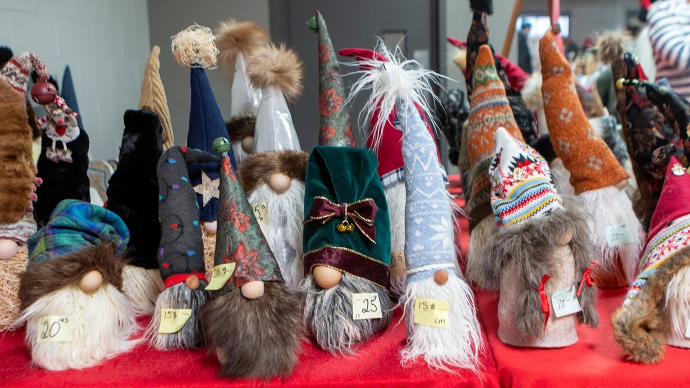 Des Gnomes de Noël fabriqués par cinq Beauceronnes