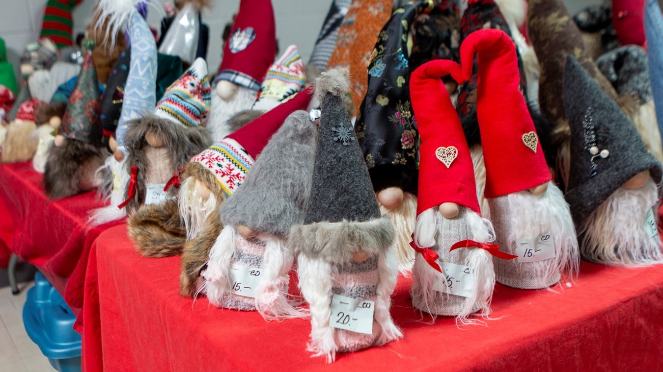 Des Gnomes de Noël fabriqués par cinq Beauceronnes
