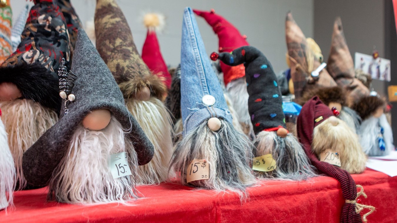 Des Gnomes de Noël fabriqués par cinq Beauceronnes