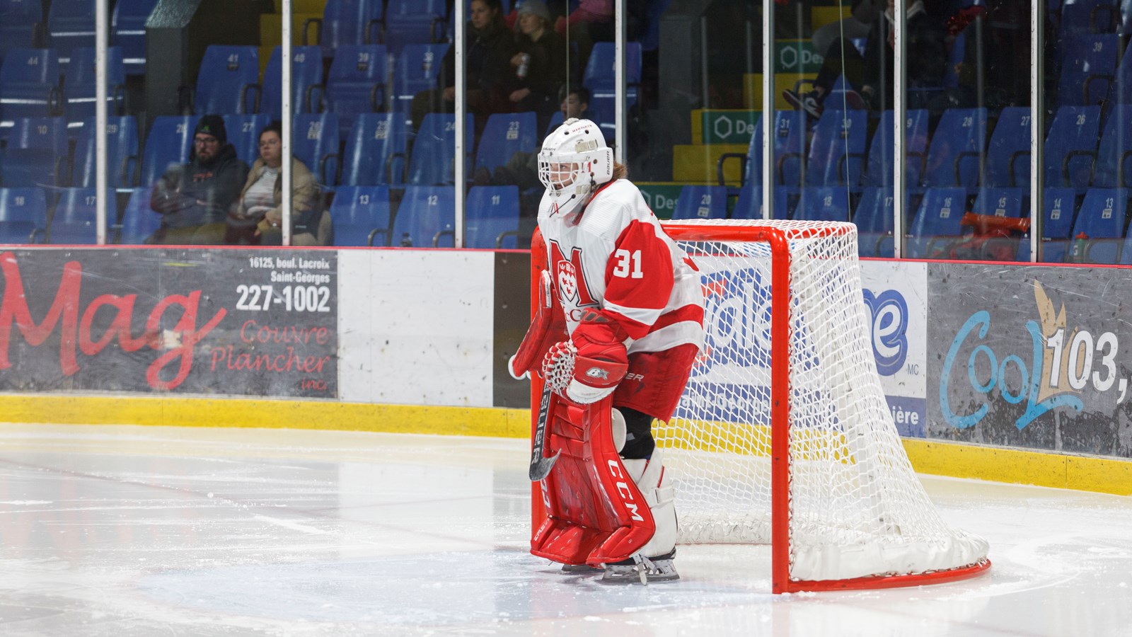 Hockey féminin: les Beauceronnes chaleureusement accueillies par leurs supporters