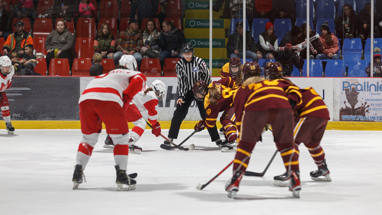 Hockey féminin: les Beauceronnes chaleureusement accueillies par leurs supporters