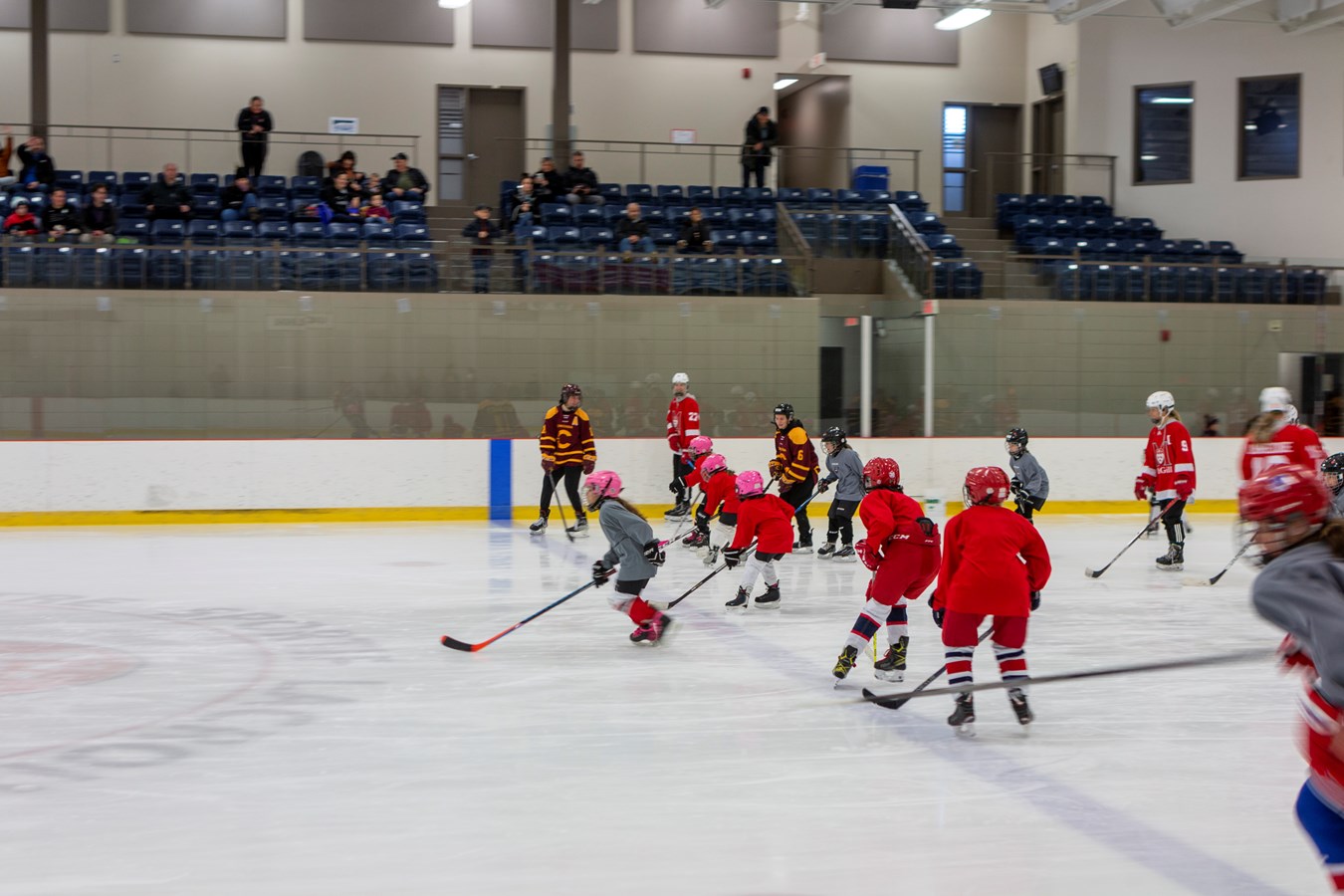 Des étoiles dans les yeux des jeunes hockeyeuses