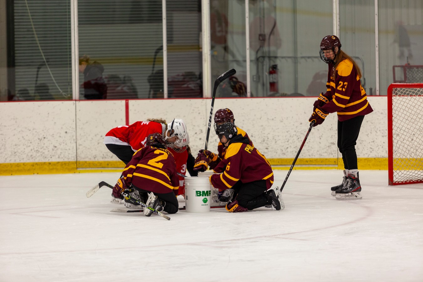 Des étoiles dans les yeux des jeunes hockeyeuses