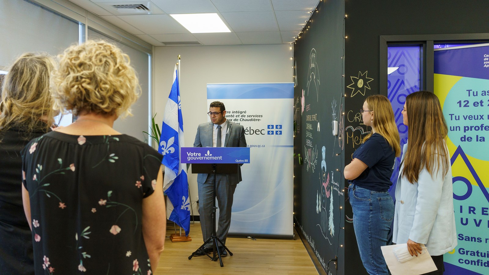 Samuel Poulin, député de Beauce-Sud