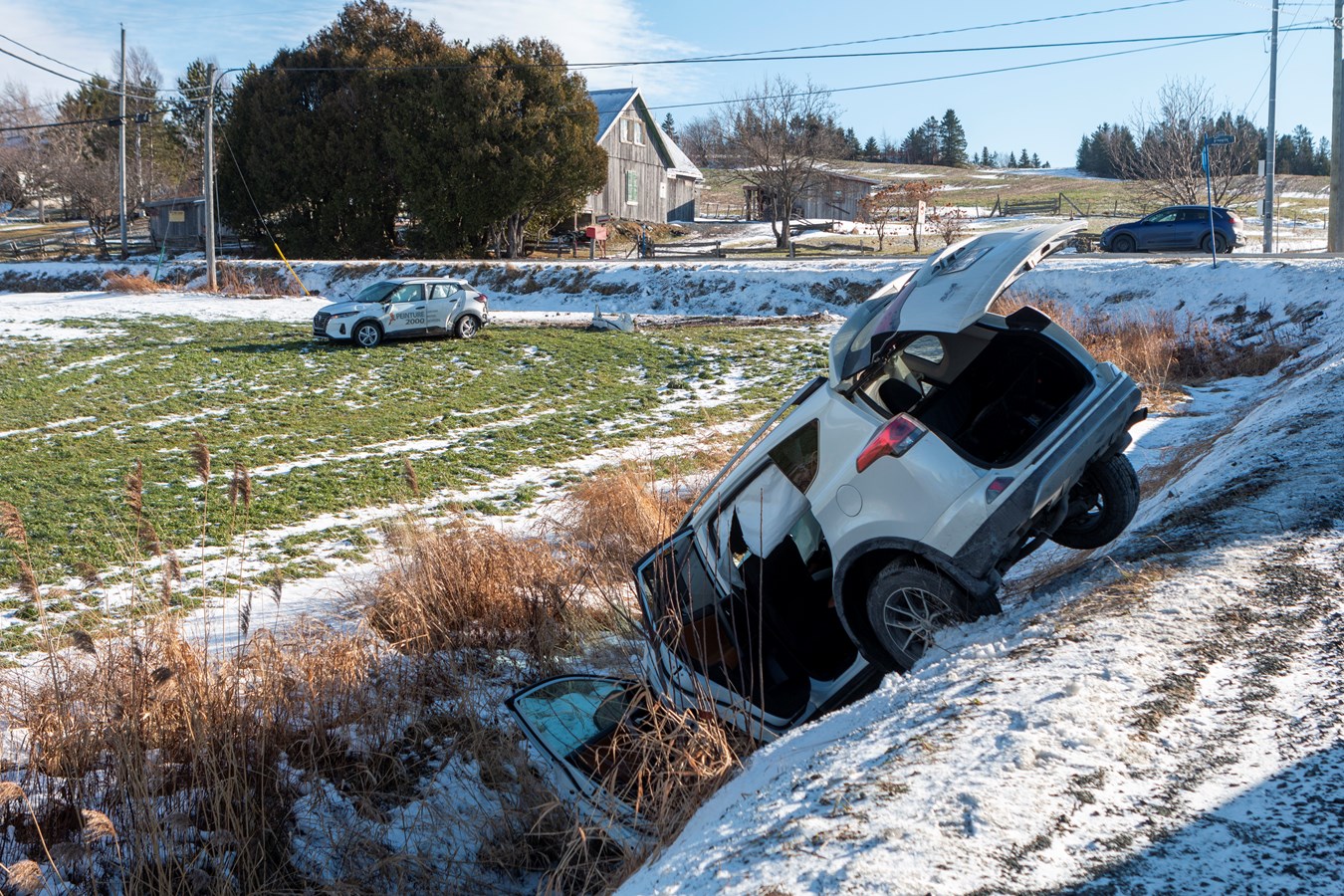 Trois blessés légers dans un accident à Saint-Odilon-de-Cranbourne