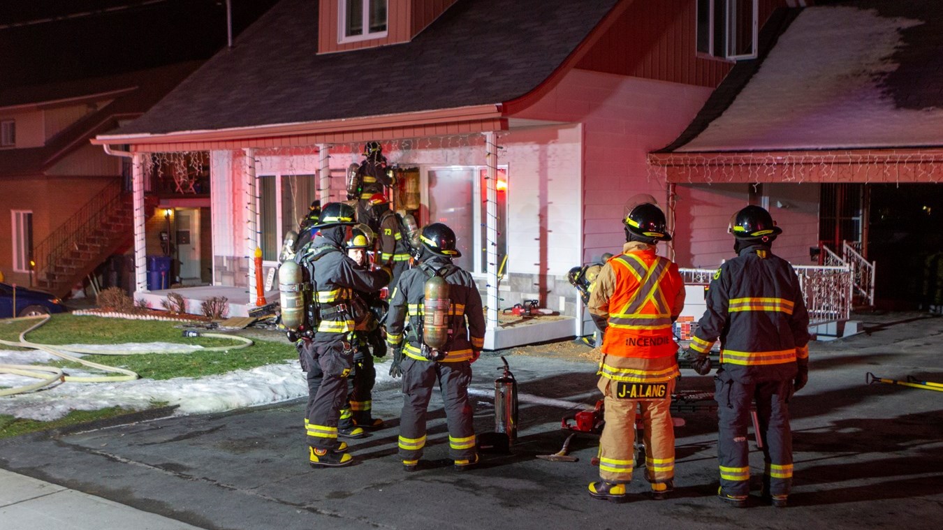 Feu dans une résidence de la 127e rue