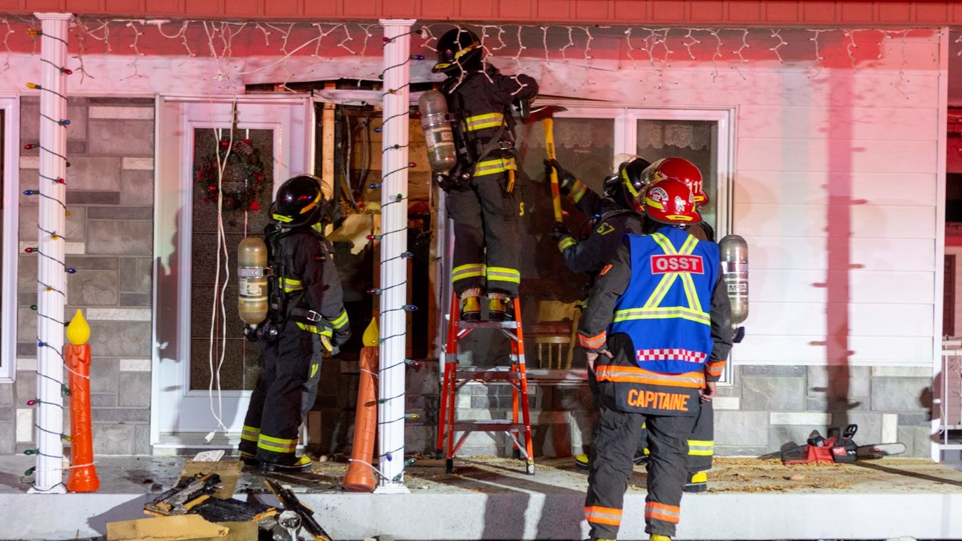 Feu dans une résidence de la 127e rue
