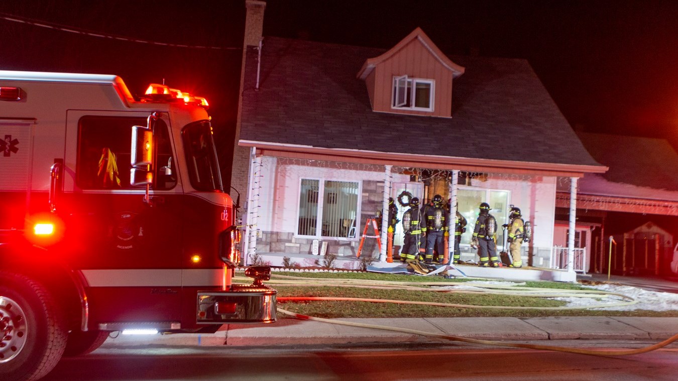Feu dans une résidence de la 127e rue