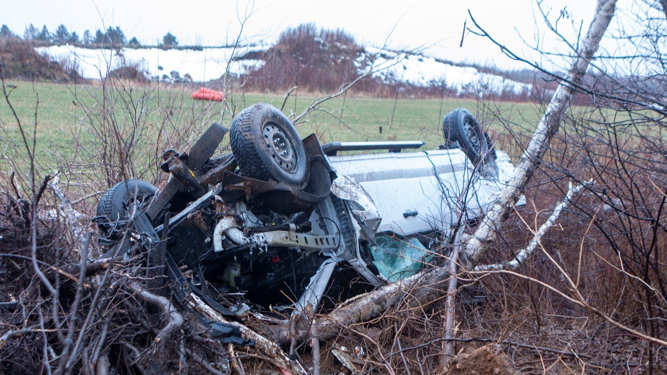 Vol, feu et accident en Haute-Beauce ce matin