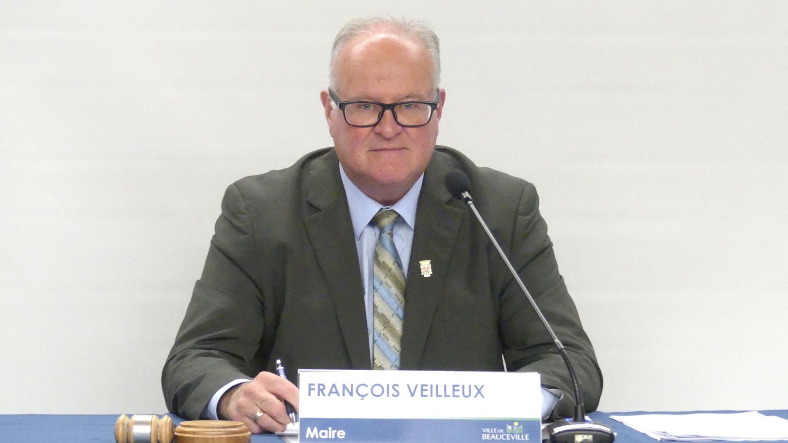 Le maire de Beauceville, François Veilleux.