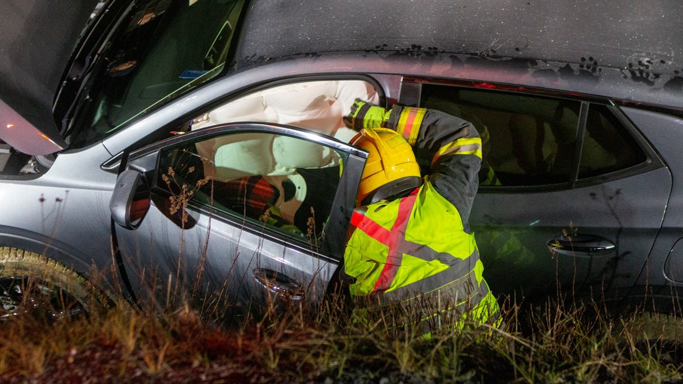 Sortie de route à Saint-Victor