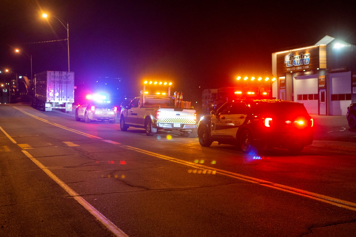 Accident route 112 Vallée-Jonction
