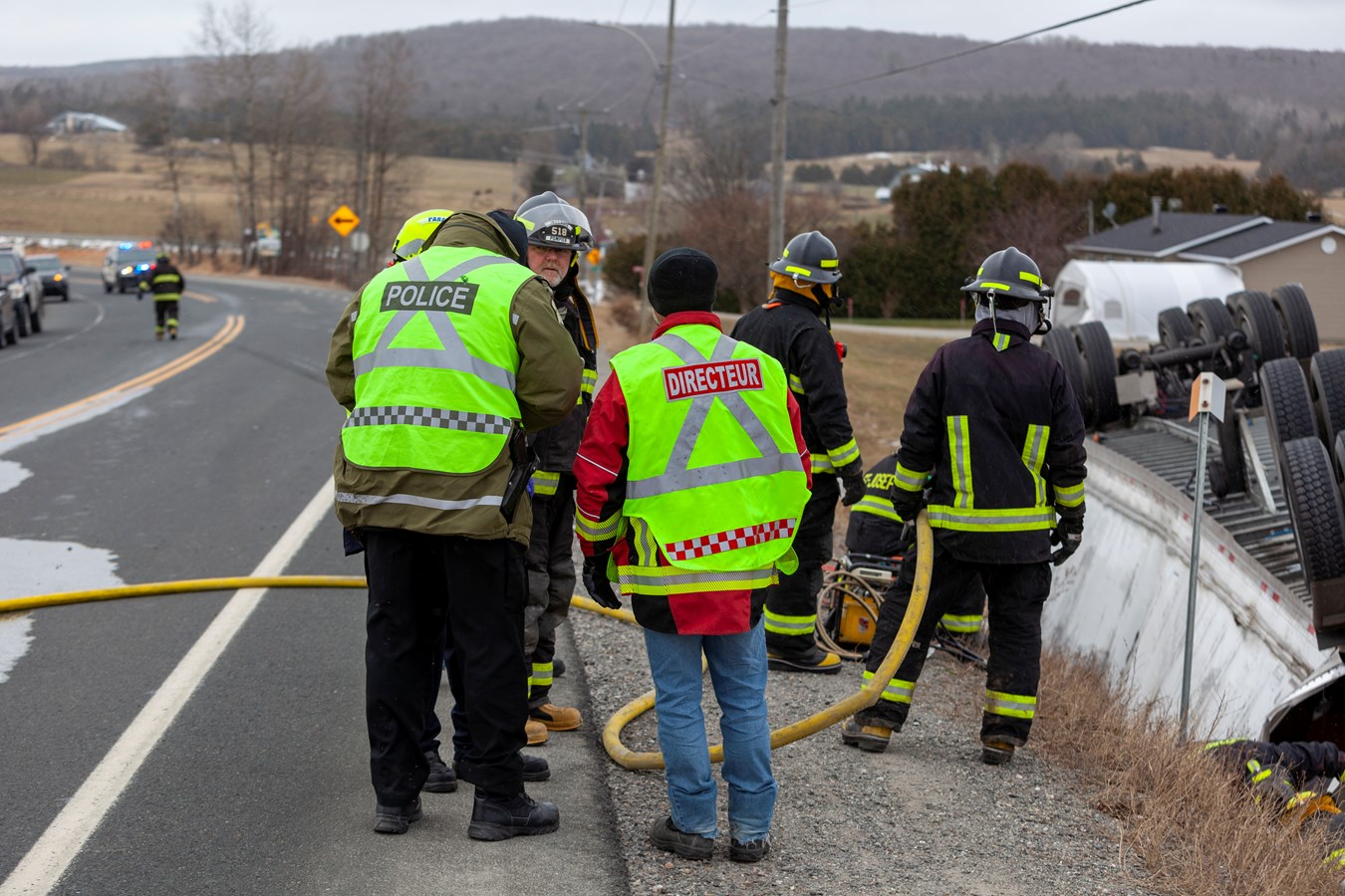 Accident à Saint-Frédéric: le camionneur est décédé