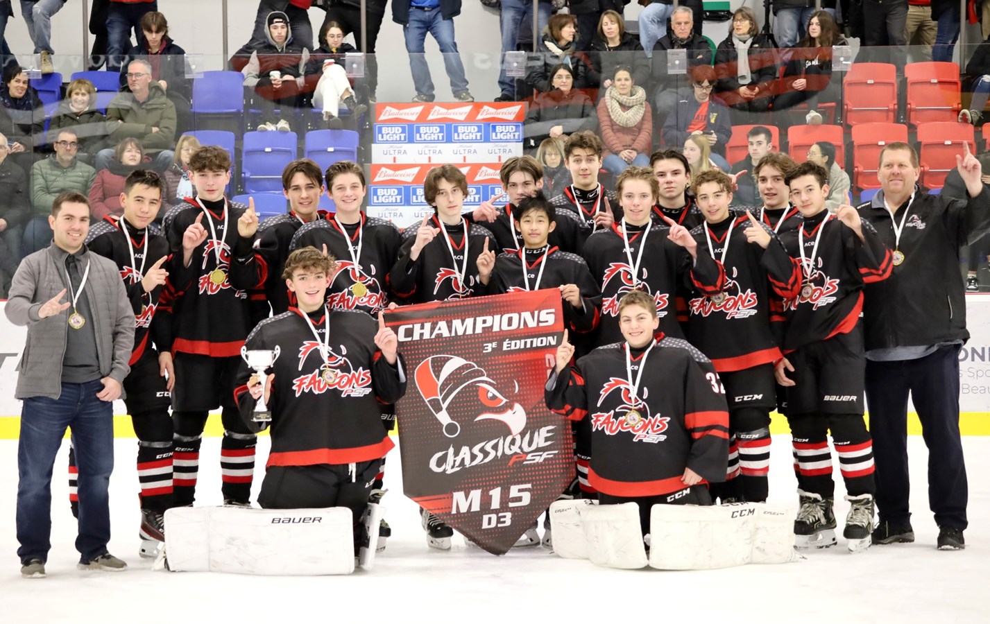 Champions M15 Faucons Polyvalente Saint-François