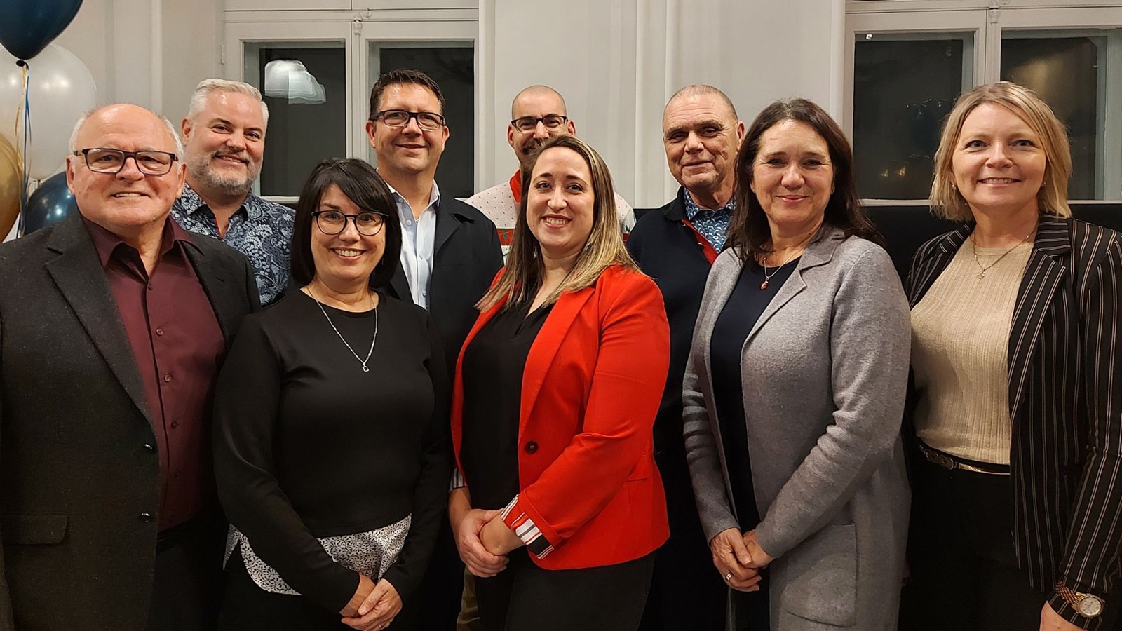 Le conseil d’administration élu pour 2022-2023, Pierre Poulin, Steeve Groleau, Marc-André Turcotte, Jean Bolduc, Nathalie Maheux, Marcel Roy, Lynda Bercier, Béatrice Rodrigue et Chantal Rancourt.