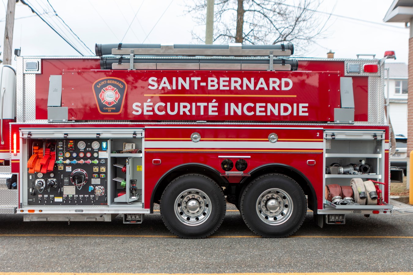 Les pompiers de Saint-Bernard s'équipent d'un nouveau camion