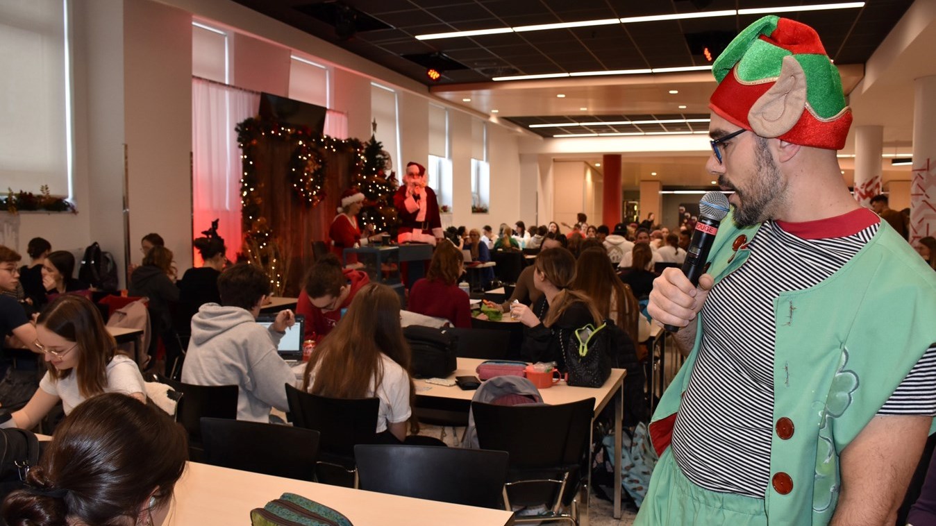 Les étudiants du CBA s'impliquent pour Noël