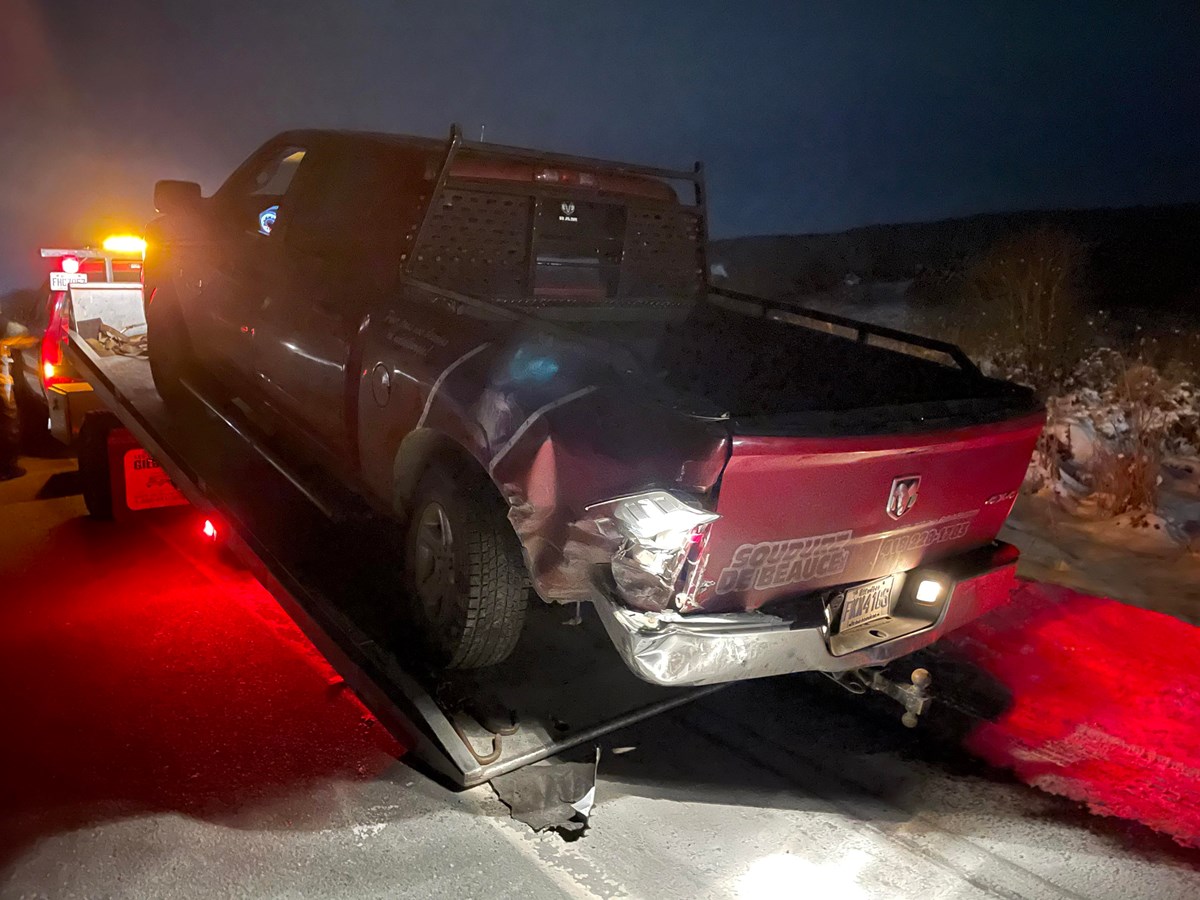 Accident sur la 173 à Saint-Joseph-de-Beauce