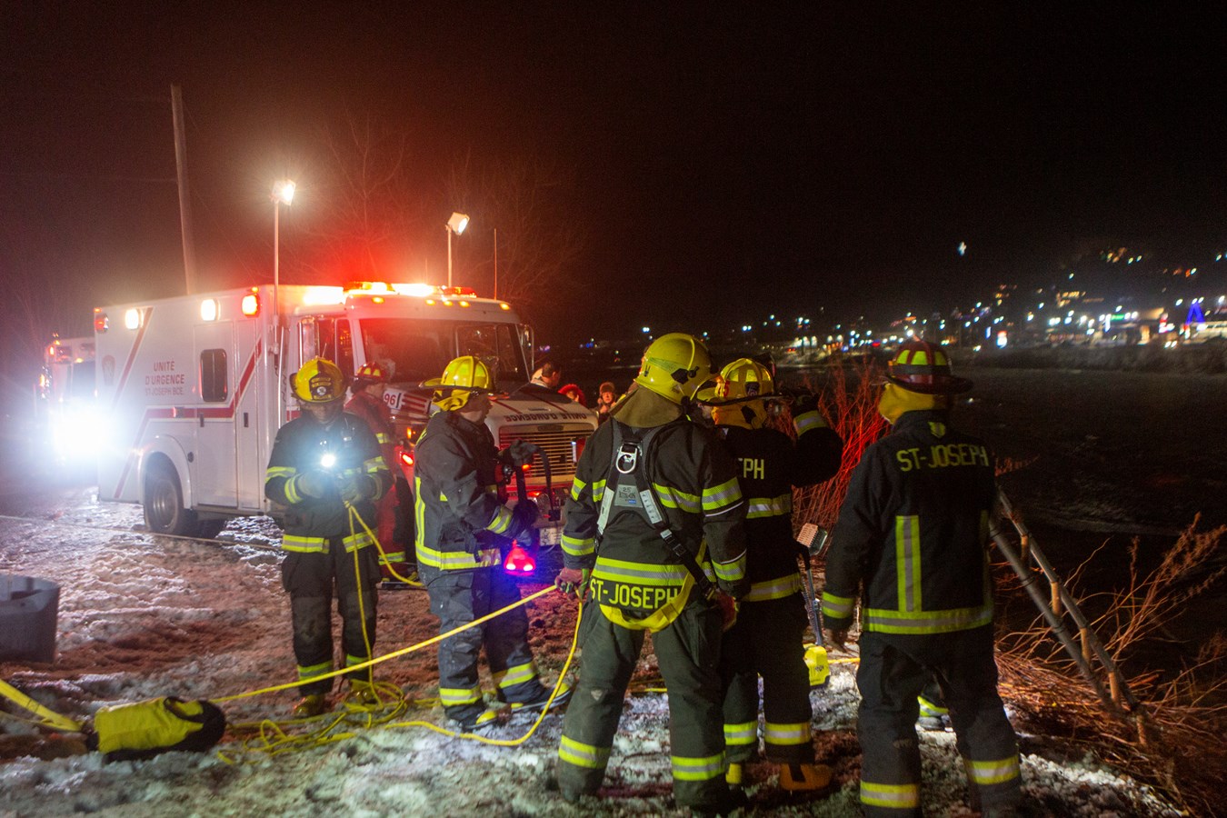 Voitures dans la rivière Chaudière : le conducteur en état d’ébriété
