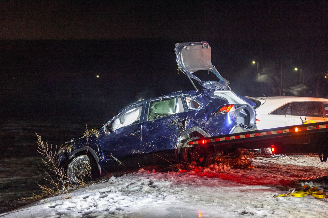Voitures dans la rivière Chaudière : le conducteur en état d’ébriété