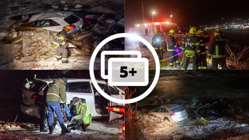 Voitures dans la rivière Chaudière : le conducteur en état d’ébriété