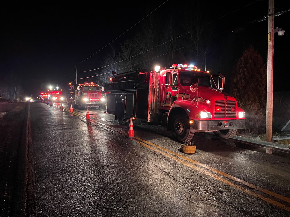 Une résidence incendiée à Beauceville