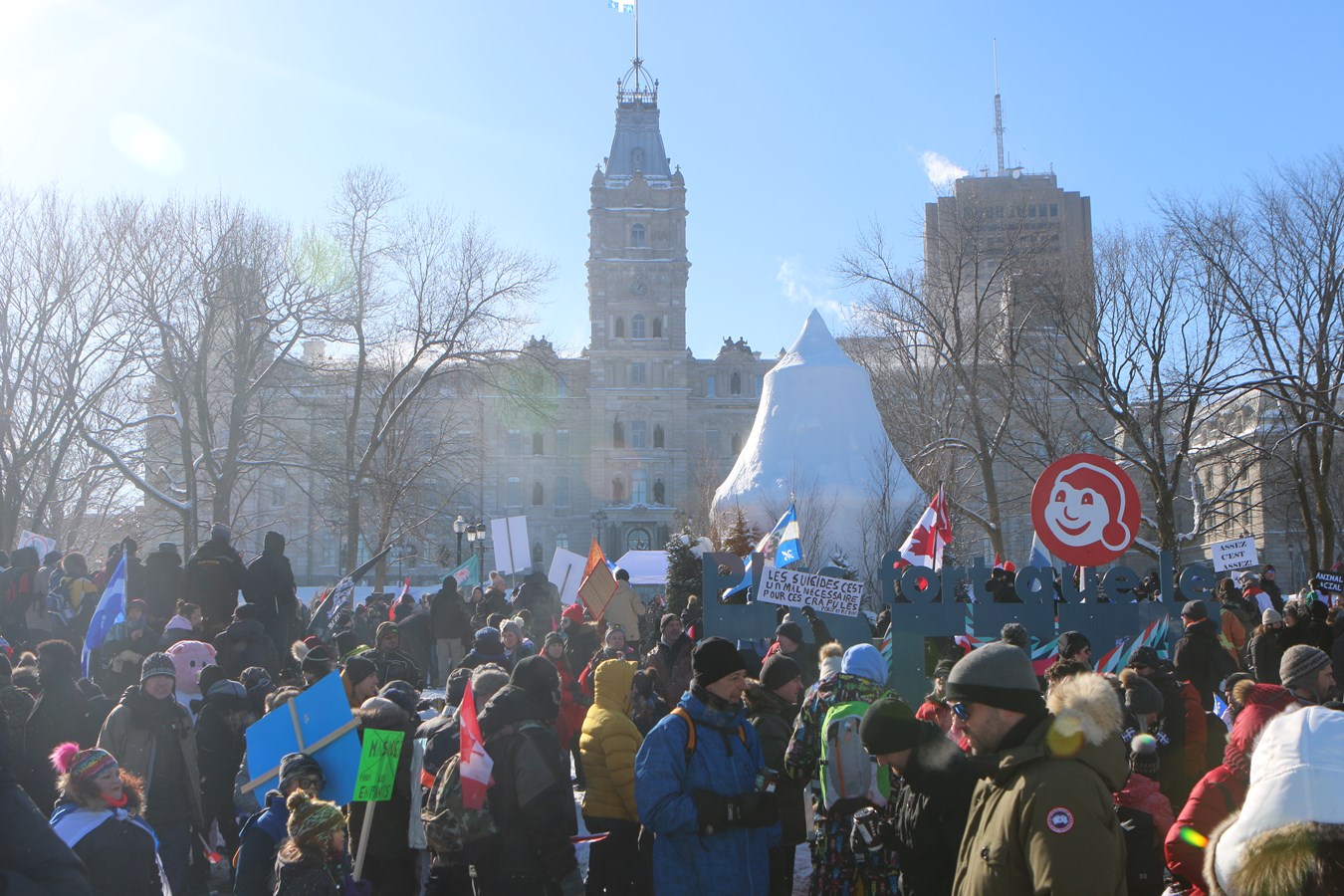 À travers la lentille de notre photojournaliste: spécial Manif de Québec
