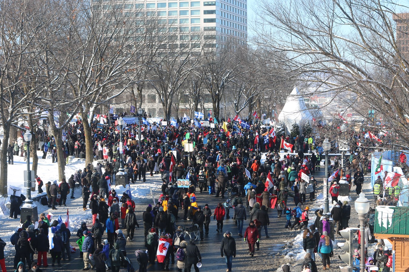 À travers la lentille de notre photojournaliste: spécial Manif de Québec