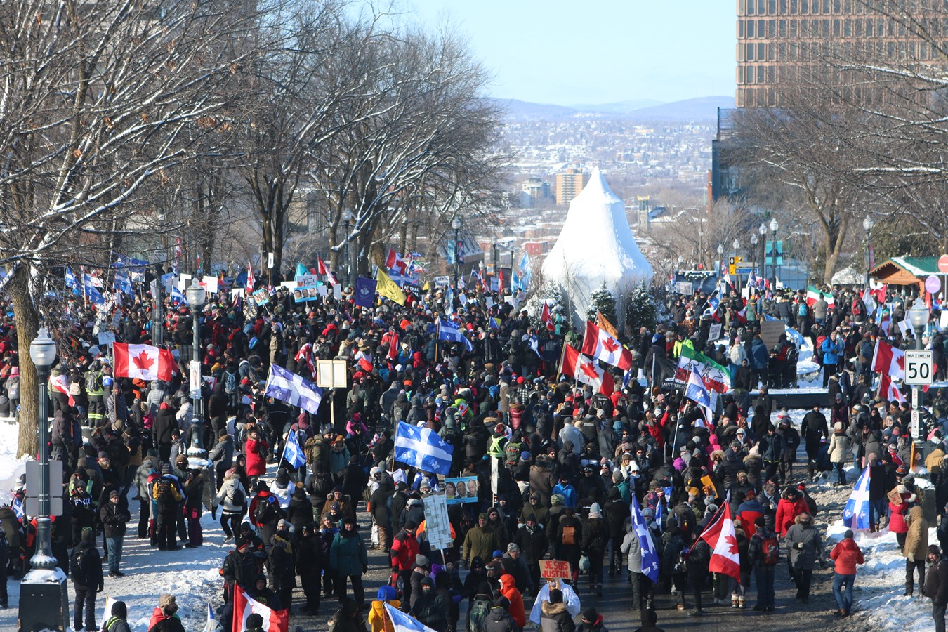À travers la lentille de notre photojournaliste: spécial Manif de Québec