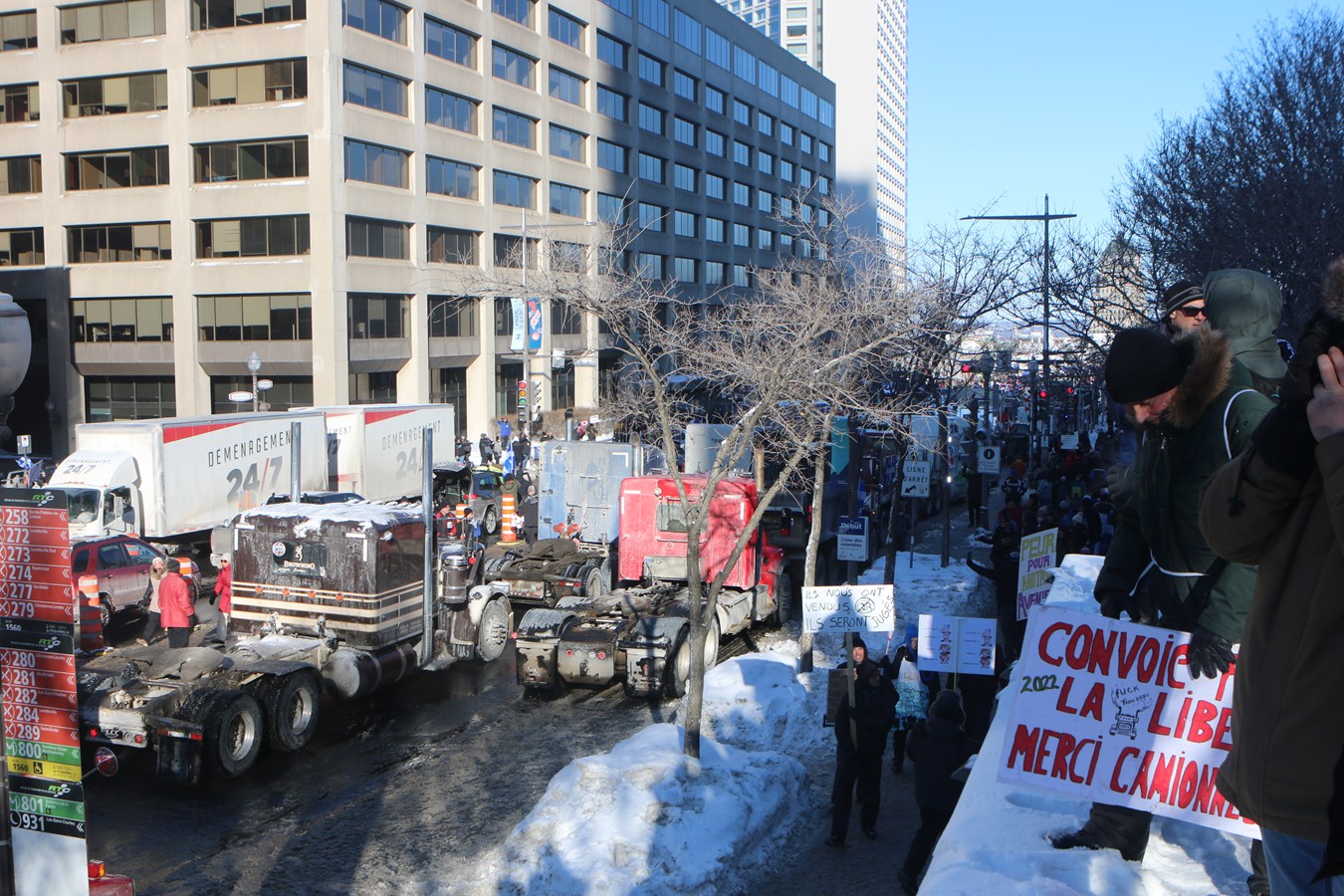 À travers la lentille de notre photojournaliste: spécial Manif de Québec