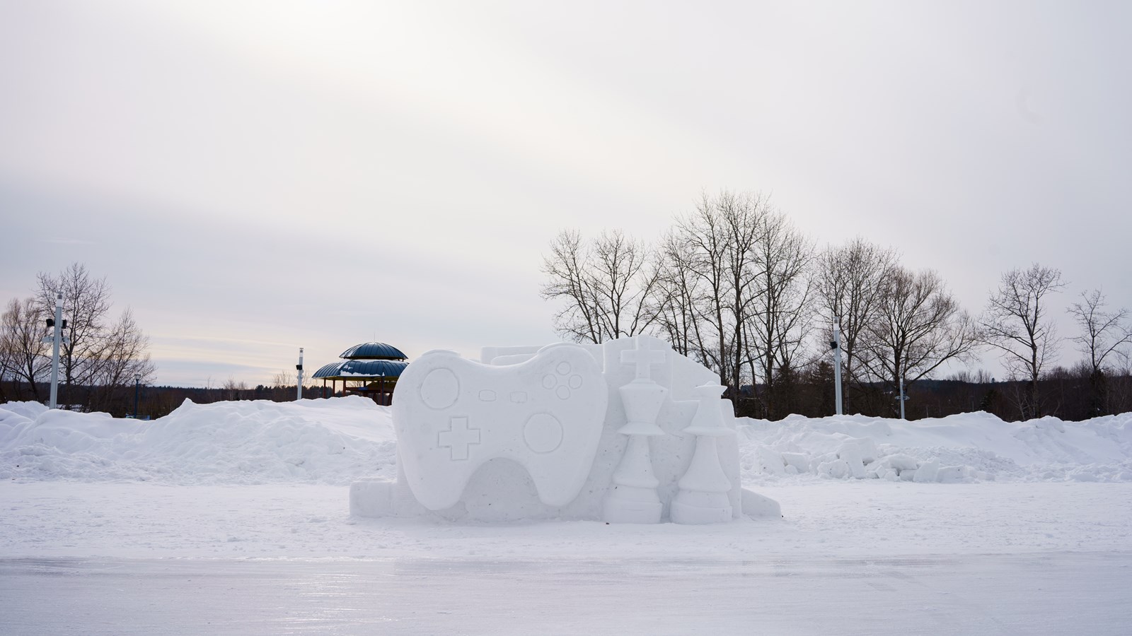 Un retour populaire pour les sculptures sur neige à Saint-Georges