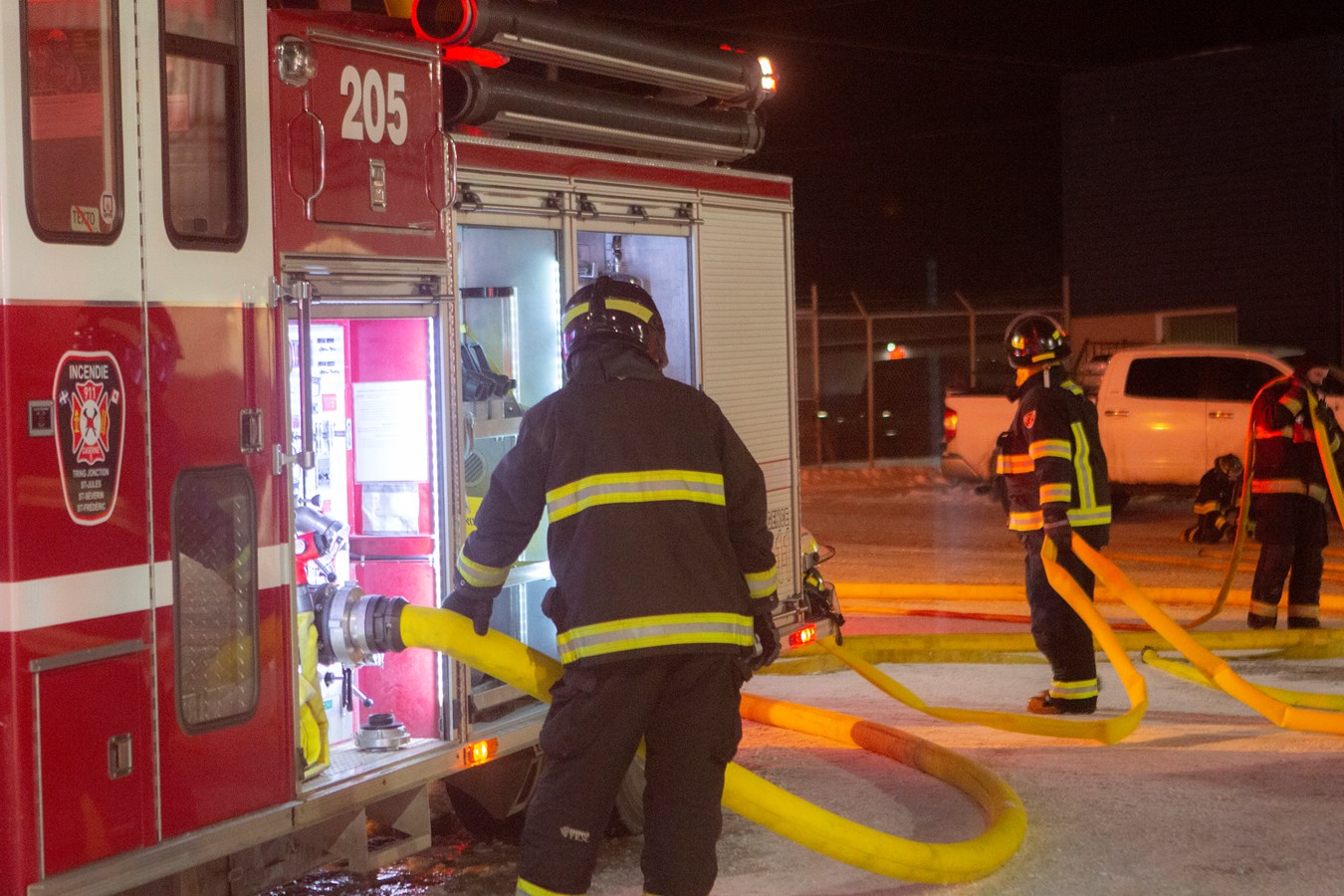 Deux interventions incendie en une soirée à l'entreprise Maax